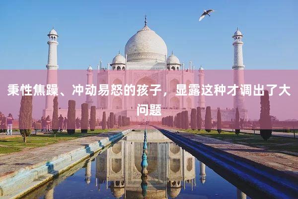 秉性焦躁、冲动易怒的孩子，显露这种才调出了大问题